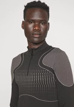 YOURTURN Jaquard Sports Unisex - T-Shirt À Manches Longues - Black 9 YOURTURN Jaquard Sports Unisex - T-Shirt À Manches Longues - Black -Mode-YOURTURN 03d573d10a2741569f9bca3dde9bb1ac