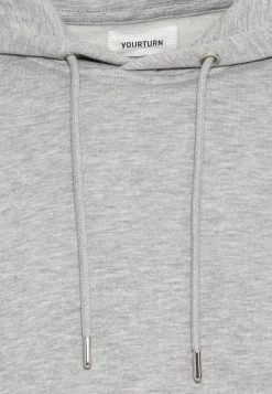 YOURTURN Unisex - Sweat À Capuche - Mottled Grey -Mode-YOURTURN 046923917e3648a69f77e2fcf81104e1