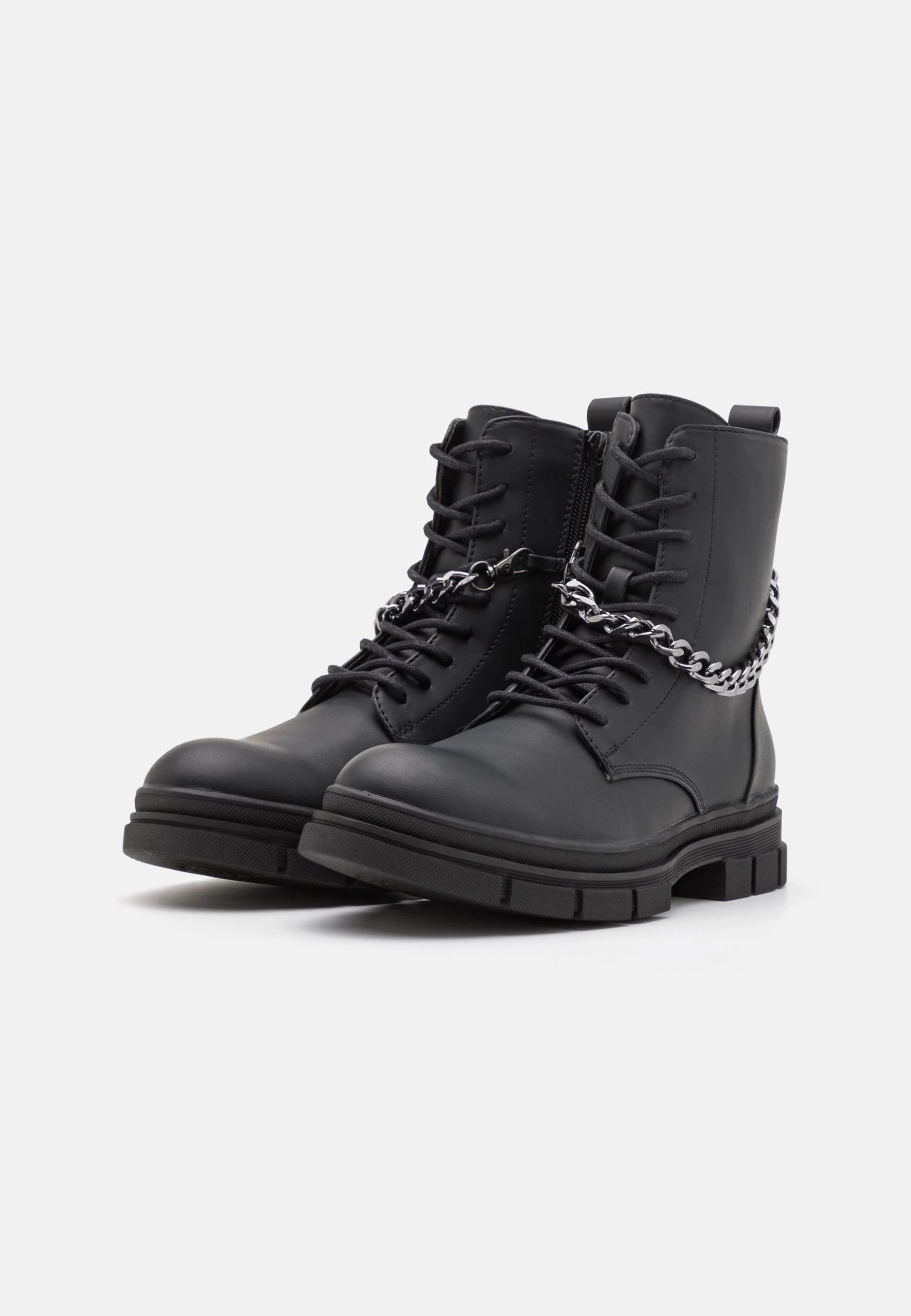 YOURTURN Unisex - Bottines À Lacets - Black 2 YOURTURN Unisex - Bottines À Lacets - Black – Image 2