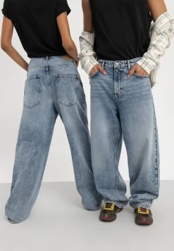 YOURTURN Baggy Jeans Unisex - Jean Boyfriend - Dark Blue Denim