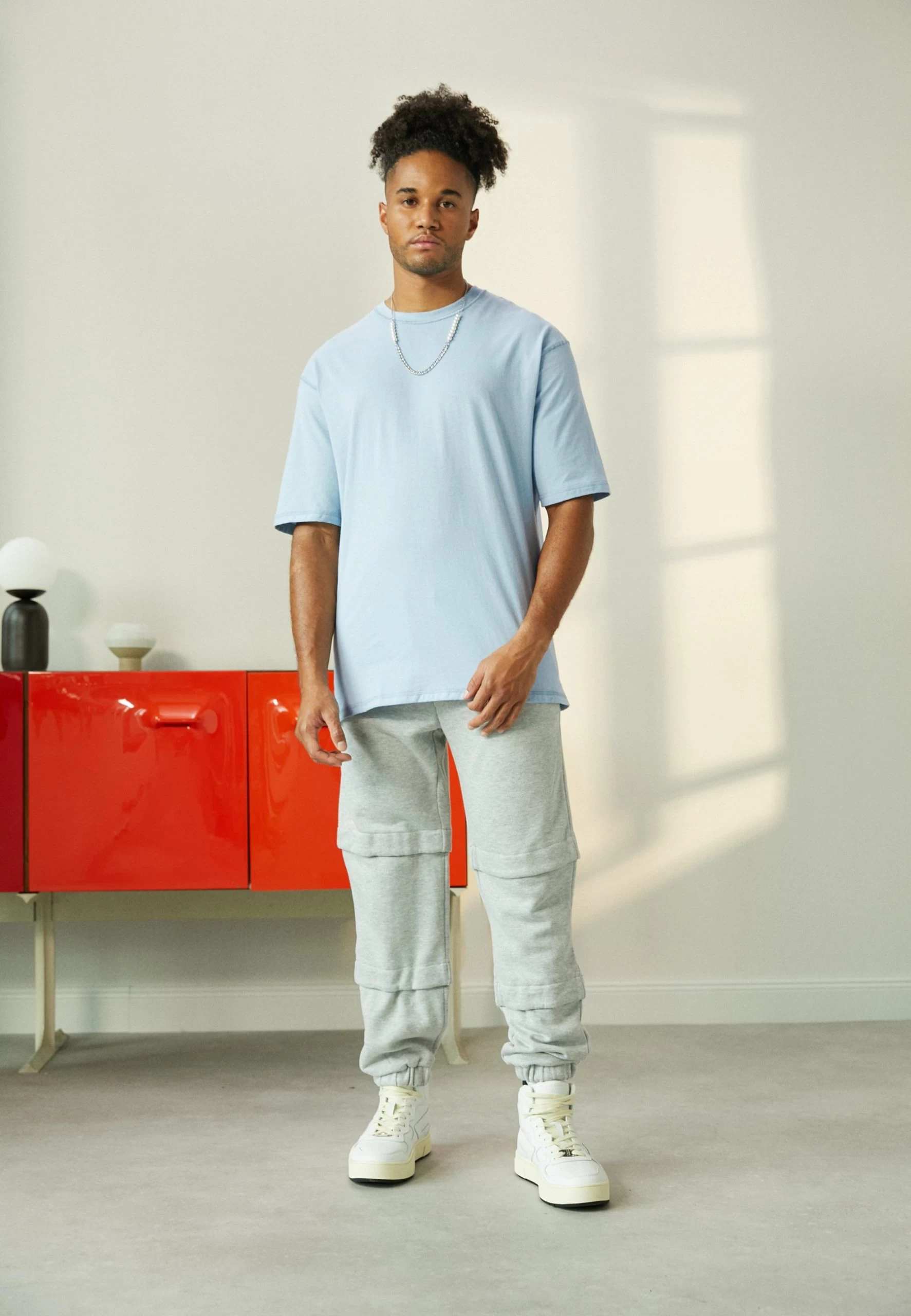 YOURTURN Unisex - T-Shirt Basique - Blue 2 YOURTURN Unisex - T-Shirt Basique - Blue – Image 2