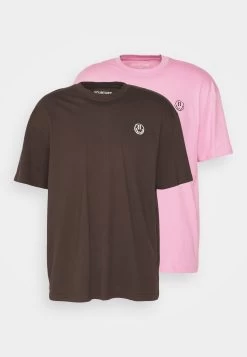 YOURTURN Unisex 2 Pack - T-Shirt Imprimé - Brown Pink 14 YOURTURN Unisex 2 Pack - T-Shirt Imprimé - Brown Pink -Mode-YOURTURN 082ccdc8e8804e22bd05332c3ea33b6f