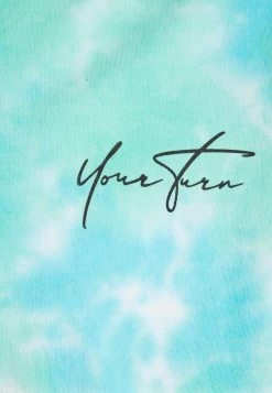 YOURTURN Unisex - T-Shirt Imprimé - Blue/Green -Mode-YOURTURN 0866272279b540378a4472d05d57135d