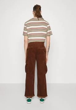YOURTURN Corduroy Unisex - Pantalon Cargo - Dark Brown -Mode-YOURTURN 0e07567522ac467db95b50c007f851df