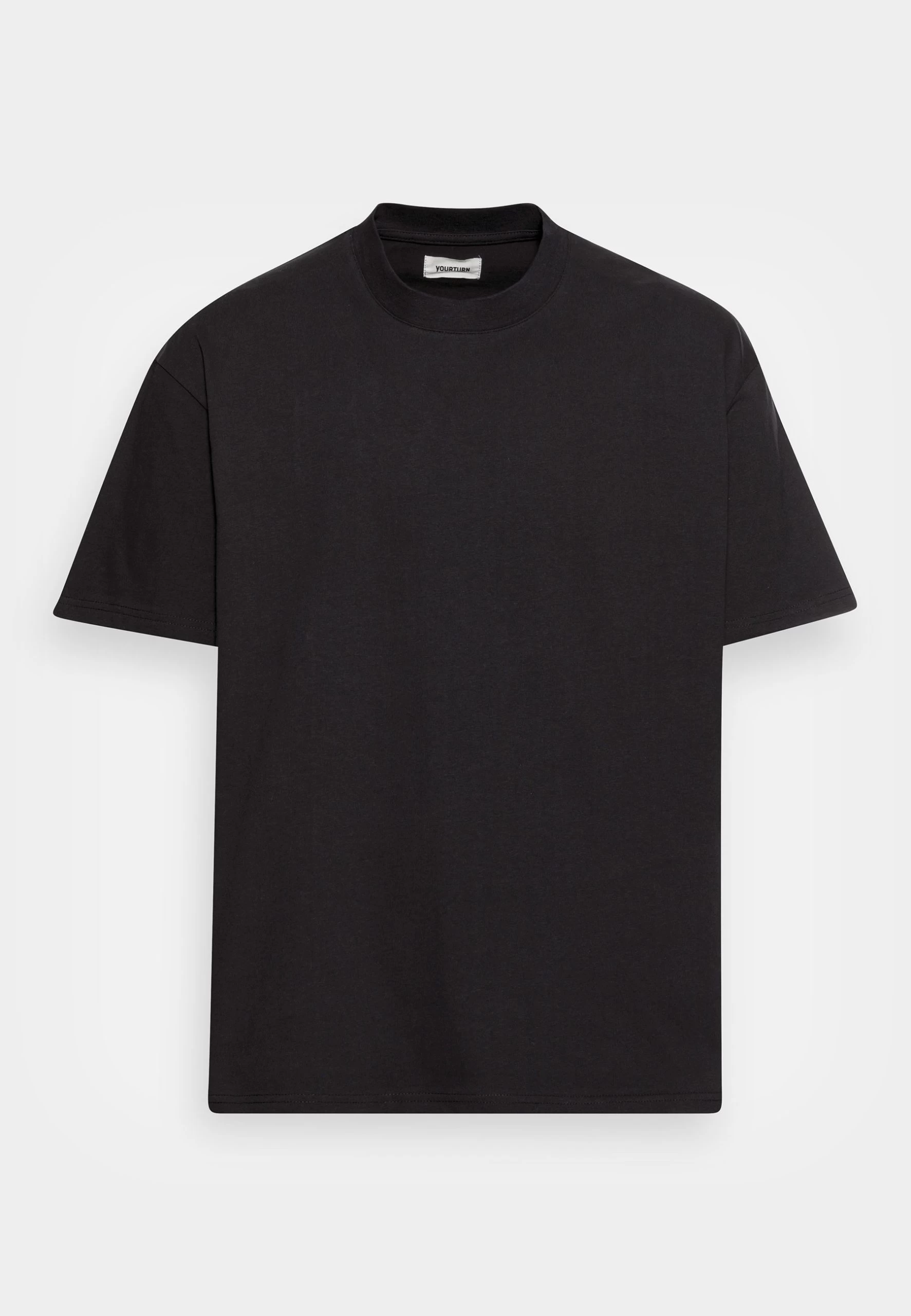YOURTURN Heavy Weight Tee Unisex - T-Shirt Basique - Black 4 YOURTURN Heavy Weight Tee Unisex - T-Shirt Basique - Black – Image 4