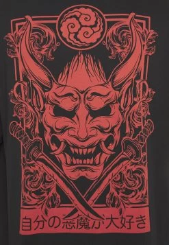 YOURTURN T-Shirt Imprimé - Black -Mode-YOURTURN 18319ce773b64aebb722192e554b784b