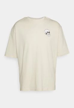 YOURTURN Skull Graphic - T-Shirt Imprimé - Beige -Mode-YOURTURN 1cb7727c9f064848a035197d6e57ae5a