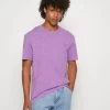 YOURTURN Yt-0722-1002Smiley Wash Tee / 404 - Purple - T-Shirt Basique - 404 - Purple