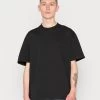 YOURTURN Heavy Weight Tee Unisex - T-Shirt Basique - Black