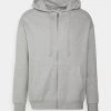 YOURTURN Relaxed Fit Unisex - Sweat Zippé - Mottled Light Grey