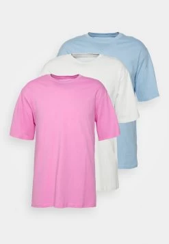 YOURTURN 3Pack Unisex - T-Shirt Basique - Light Blue/Grey/Pink 14 YOURTURN 3Pack Unisex - T-Shirt Basique - Light Blue/Grey/Pink -Mode-YOURTURN 3af9a87d6a8f4b5799aeb97cf69ae6fc