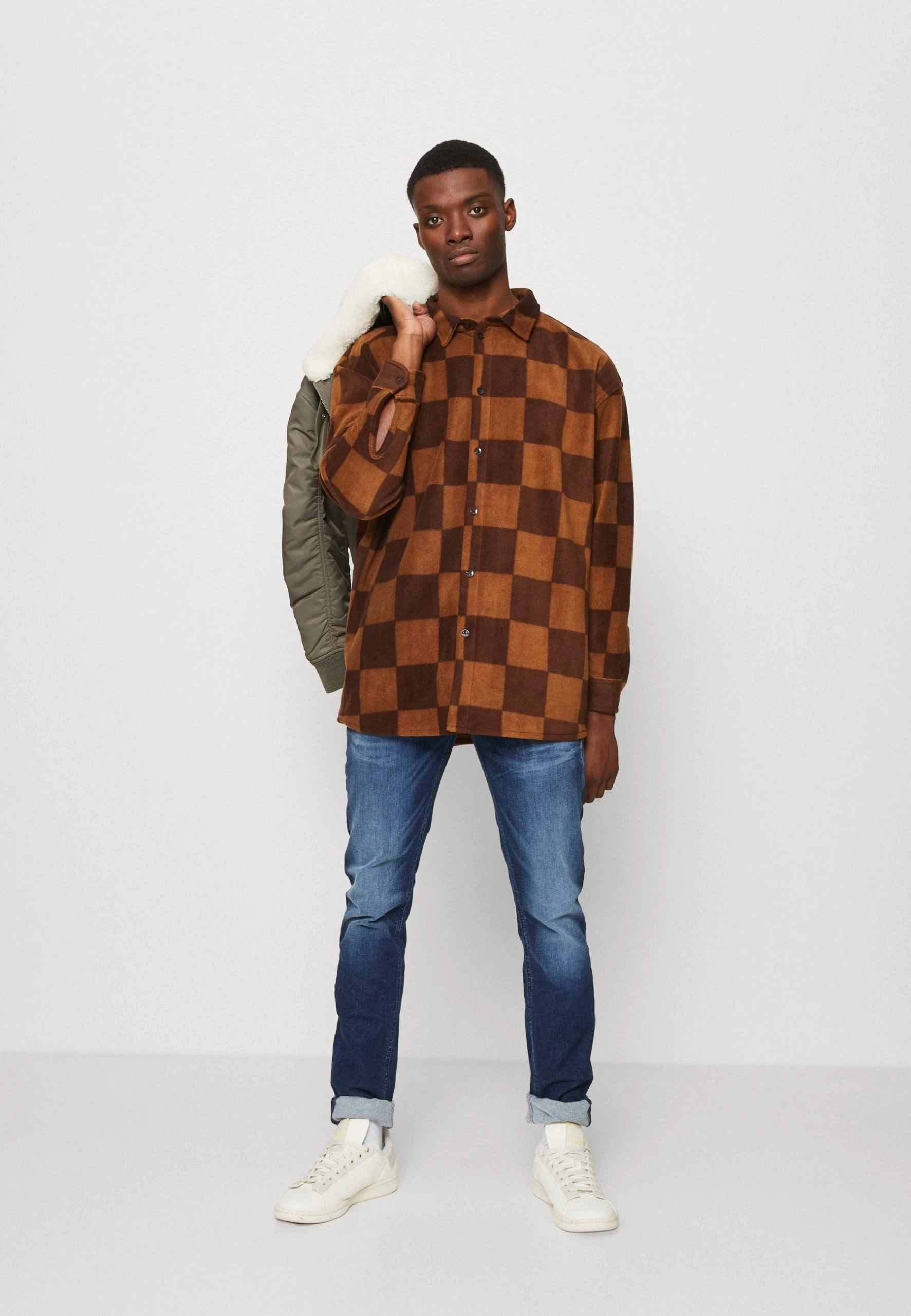 YOURTURN Unisex - Chemisier - Brown 2 YOURTURN Unisex - Chemisier - Brown – Image 2