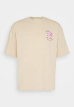 YOURTURN Graphic Tee Unisex - T-Shirt Imprimé - Beige -Mode-YOURTURN 3ea29578165a40a38621358db58bfdf7