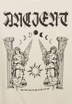 YOURTURN Unisex - T-Shirt Imprimé - Off White -Mode-YOURTURN 45ca3c419b2a4844846c4a549ae6fd4b