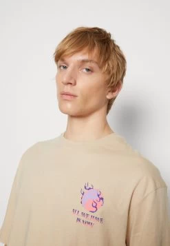 YOURTURN Graphic Tee Unisex - T-Shirt Imprimé - Beige -Mode-YOURTURN 45cdd2ca318c4cceb4d65a0fe8415fd4