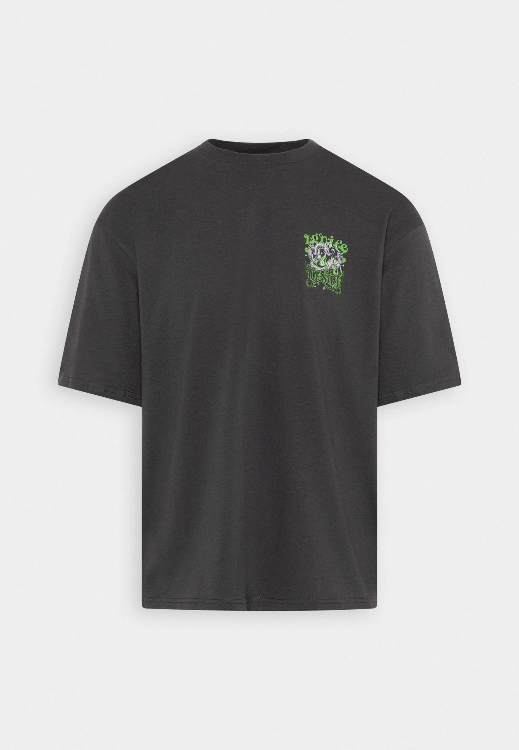 YOURTURN Snake Desire Tee Unisex - T-Shirt Imprimé - Dark Grey 6 YOURTURN Snake Desire Tee Unisex - T-Shirt Imprimé - Dark Grey – Image 6