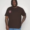 YOURTURN T-Shirt Imprimé - Dark Brown