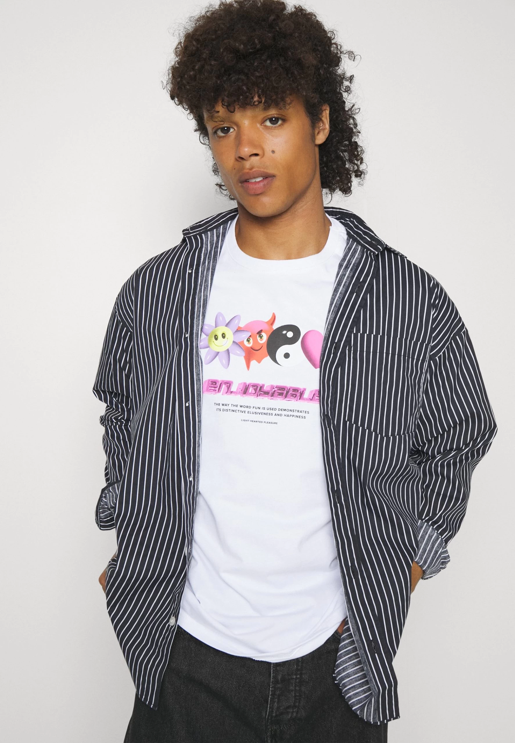 YOURTURN Unisex - T-Shirt Imprimé - White 4 YOURTURN Unisex - T-Shirt Imprimé - White – Image 4