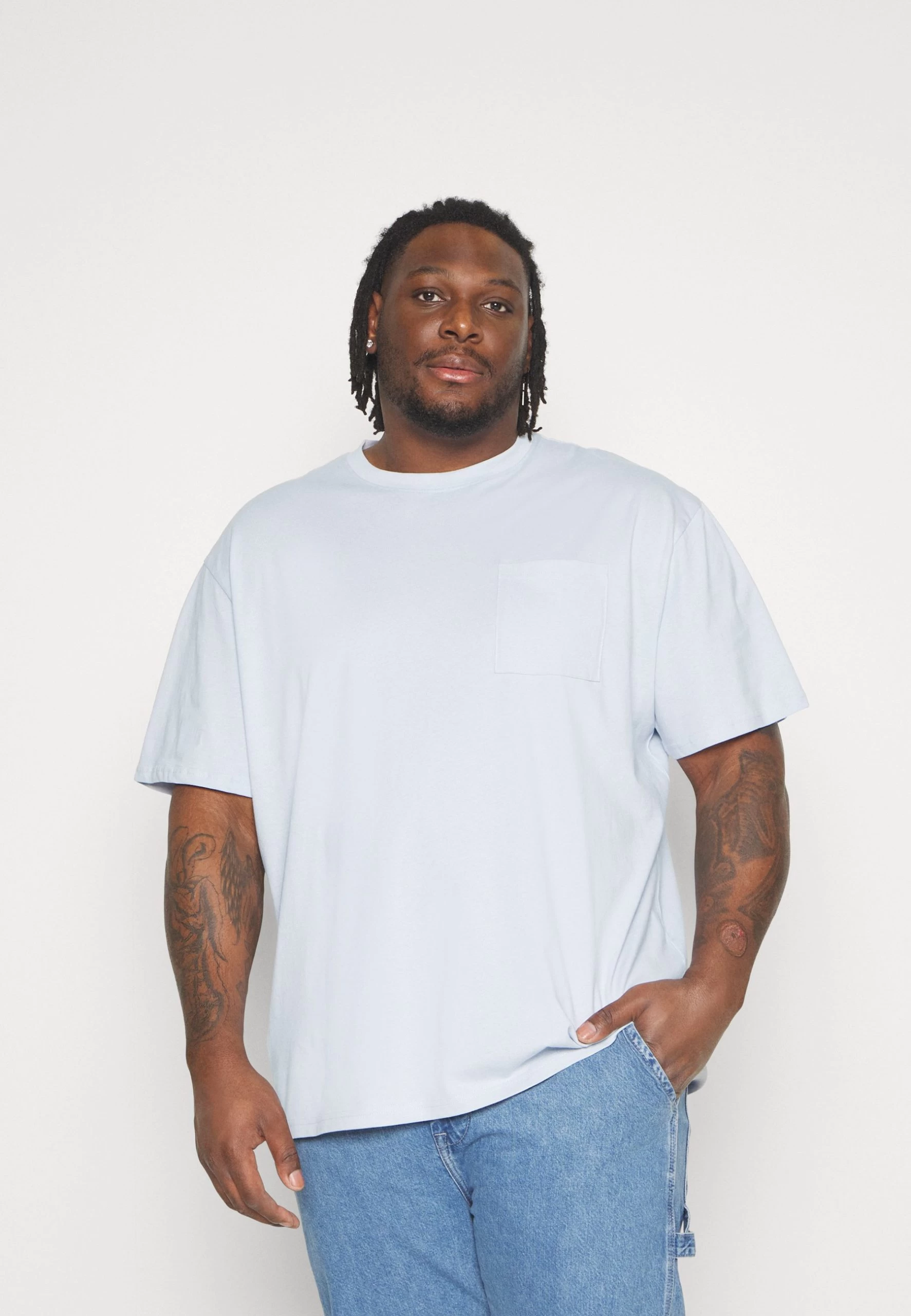 YOURTURN Unisex 2 Pack - T-Shirt Basique - Light Blue/Dark Blue 2 YOURTURN Unisex 2 Pack - T-Shirt Basique - Light Blue/Dark Blue – Image 2