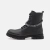 YOURTURN Unisex - Bottines À Lacets - Black
