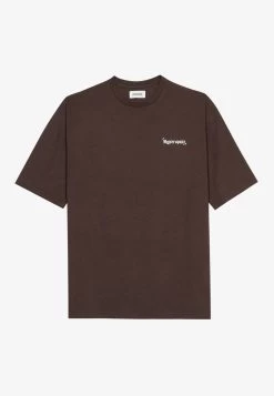 YOURTURN Unisex - T-Shirt Imprimé - Brown -Mode-YOURTURN 4f0f05b1ff6f4356adc3e071f702b4e1