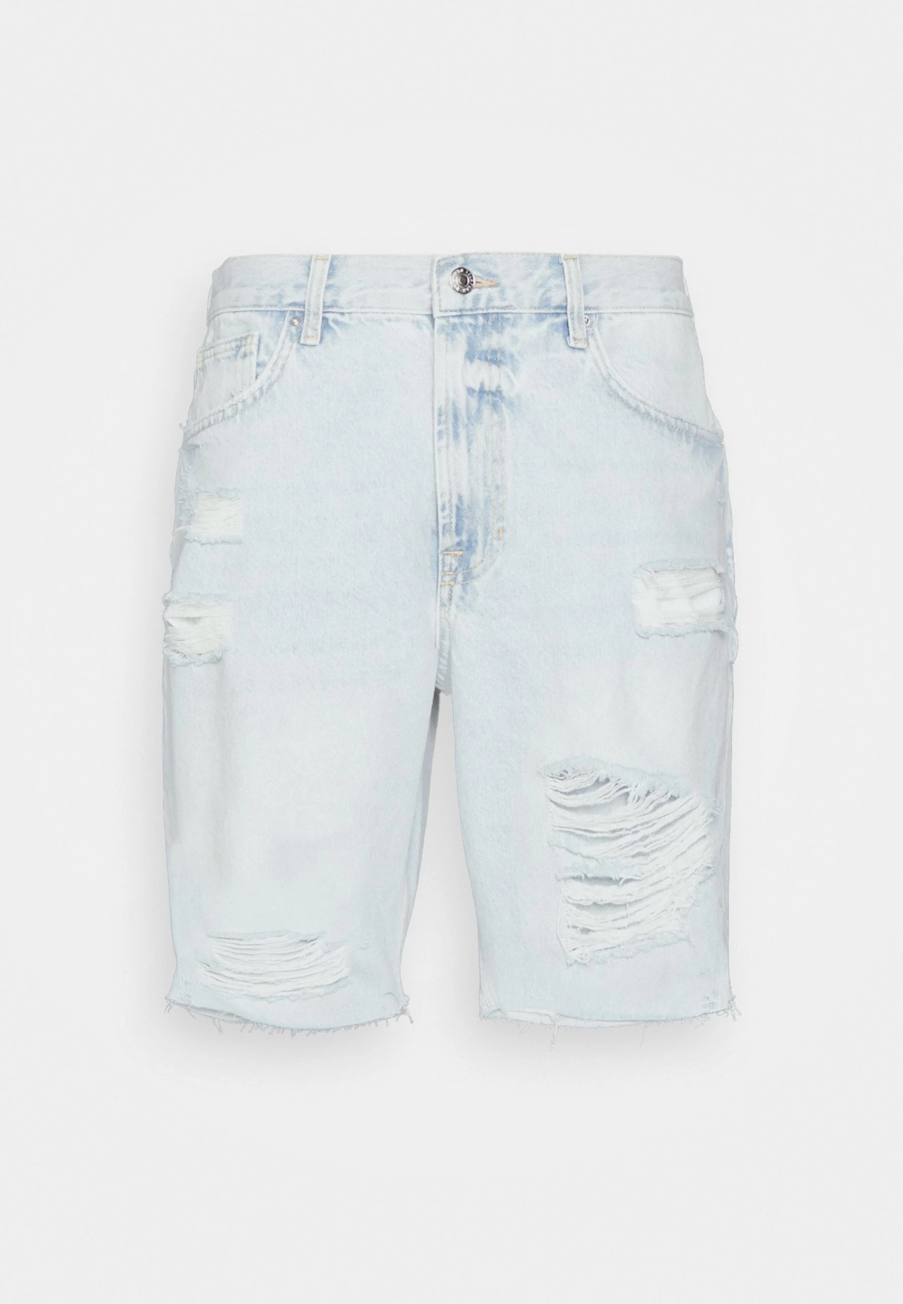 YOURTURN Unisex - Short En Jean - Light Blue Denim 6 YOURTURN Unisex - Short En Jean - Light Blue Denim – Image 6