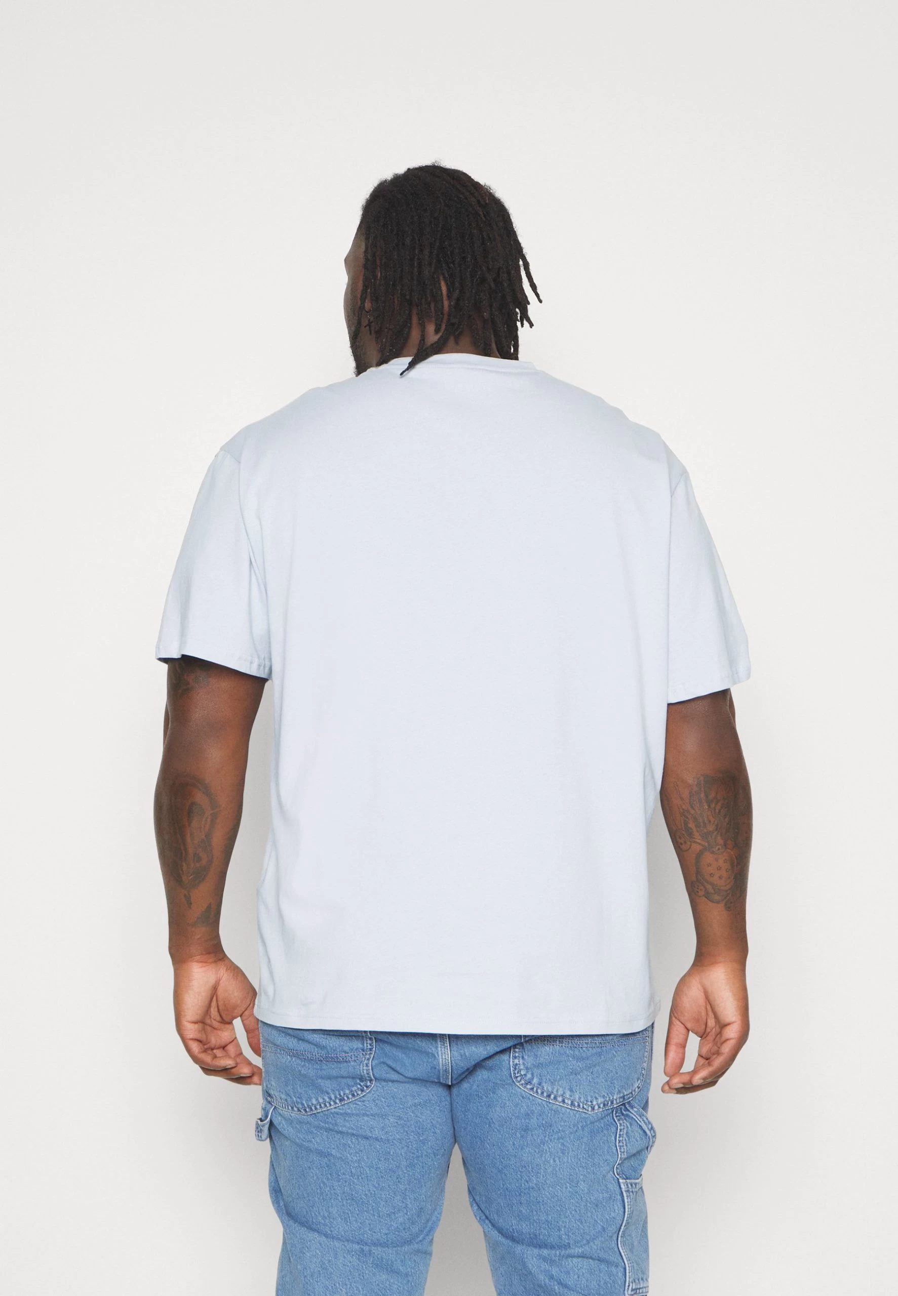 YOURTURN Unisex 2 Pack - T-Shirt Basique - Light Blue/Dark Blue 3 YOURTURN Unisex 2 Pack - T-Shirt Basique - Light Blue/Dark Blue – Image 3