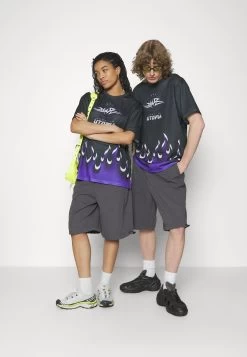 YOURTURN Genderless Parachute - Short - Dark Grey -Mode-YOURTURN 4f8ecff8d0fa490abb5d7c3c71560747