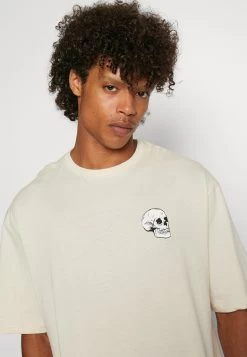 YOURTURN Skull Graphic - T-Shirt Imprimé - Beige -Mode-YOURTURN 51933a913e1d4c3a999b17b2e224b5c5