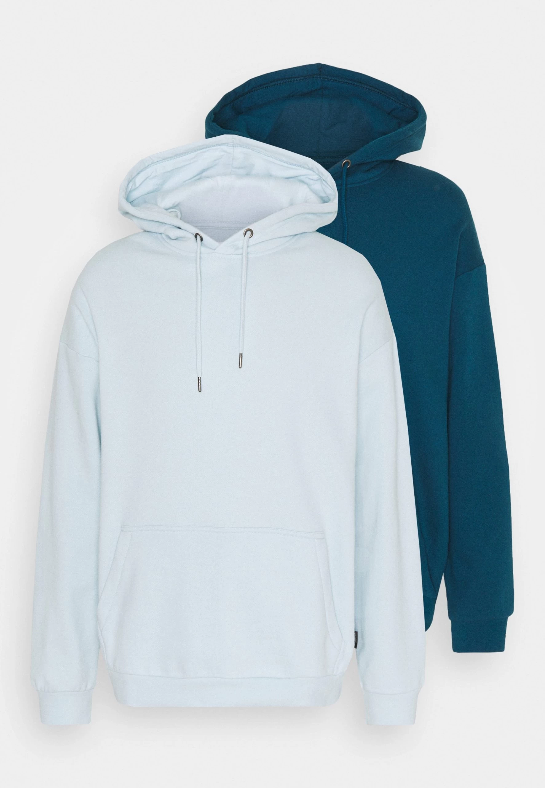 YOURTURN 2 Pack Unisex - Sweat À Capuche - Teal/Light Blue 5 YOURTURN 2 Pack Unisex - Sweat À Capuche - Teal/Light Blue – Image 5