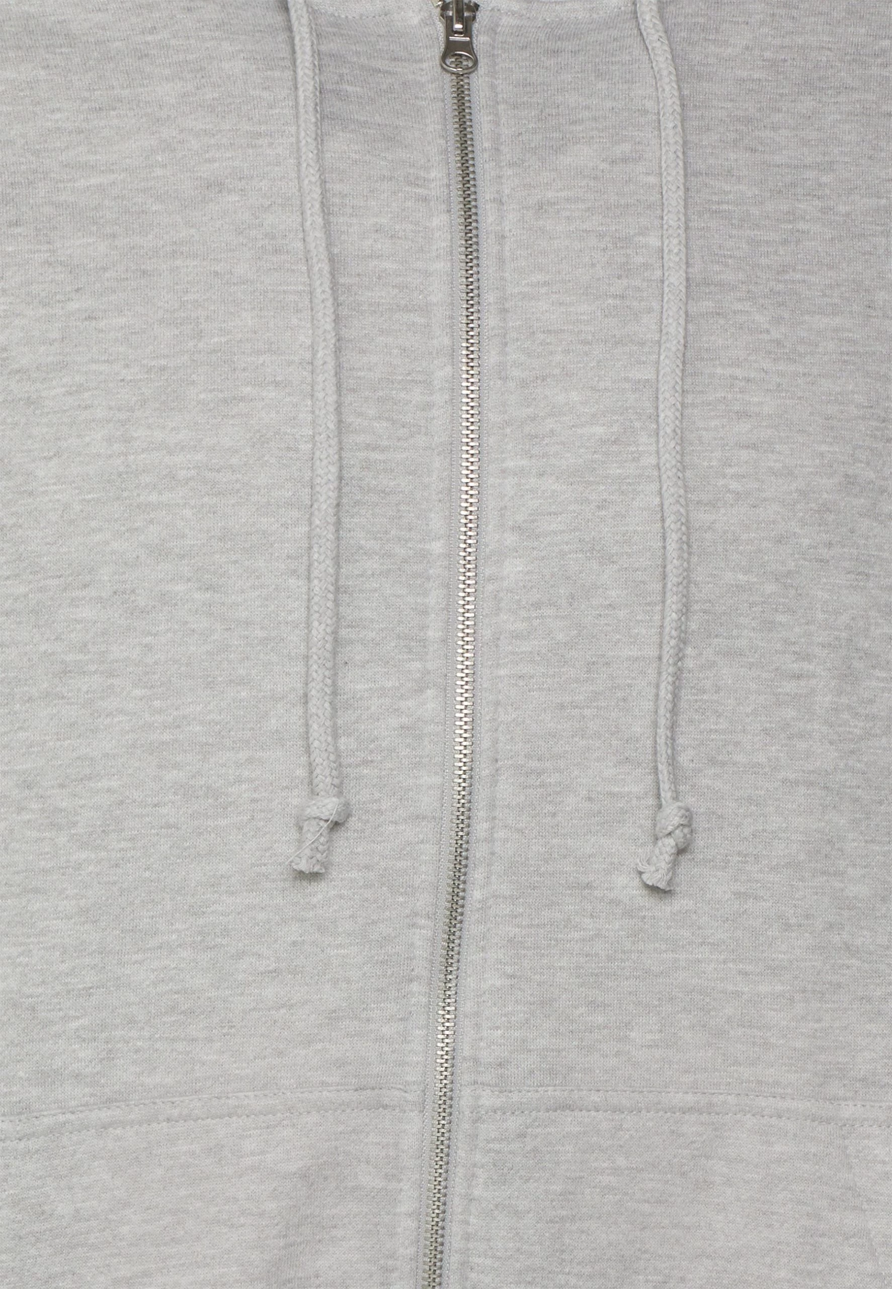 YOURTURN Relaxed Fit Unisex - Sweat Zippé - Mottled Light Grey 3 YOURTURN Relaxed Fit Unisex - Sweat Zippé - Mottled Light Grey – Image 3