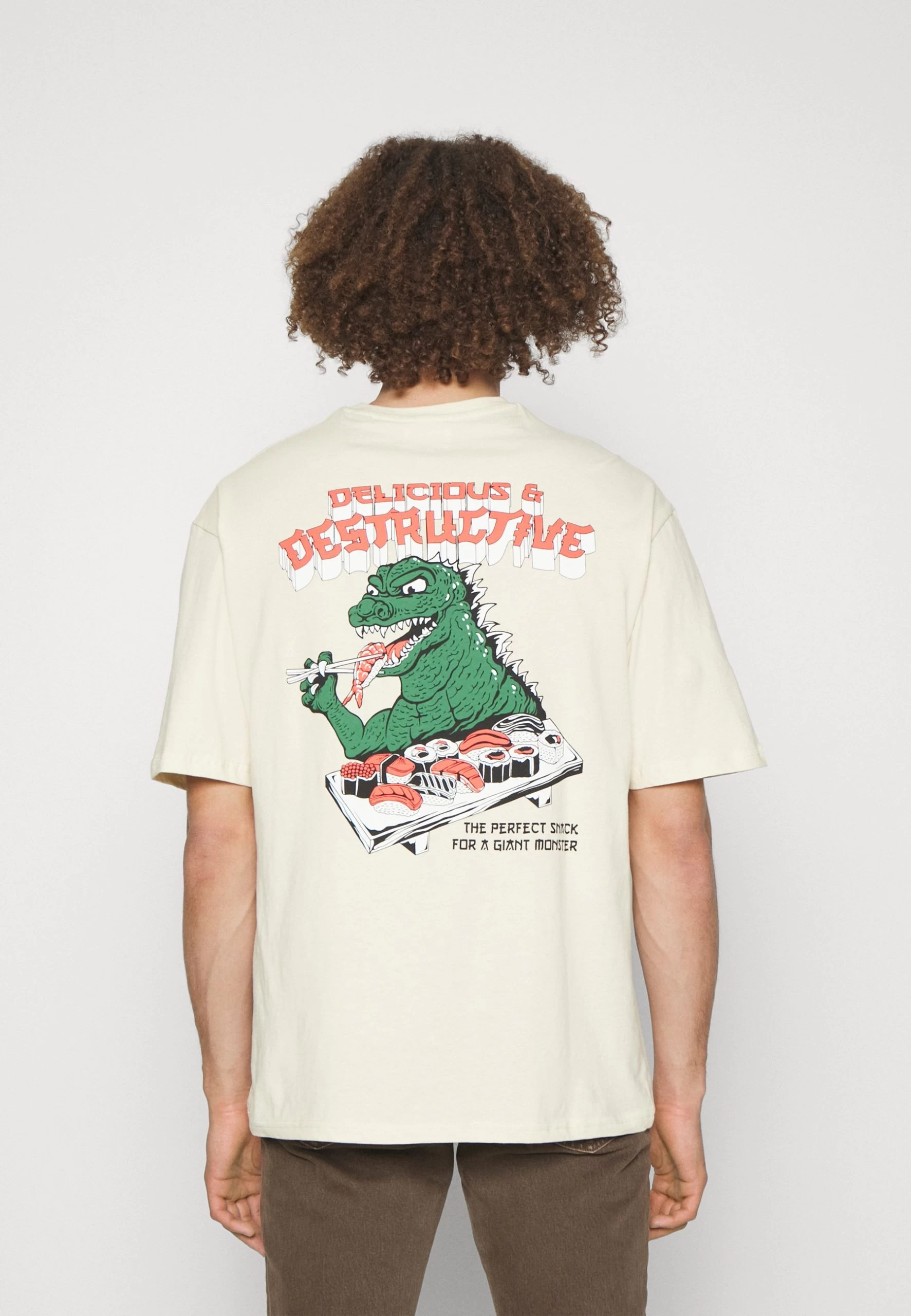 YOURTURN T-Shirt Imprimé - Beige 3 YOURTURN T-Shirt Imprimé - Beige – Image 3