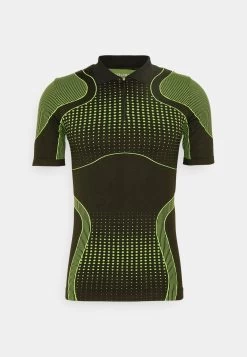 YOURTURN Unisex - Polo - Black/Green -Mode-YOURTURN 8171098e63af4d089f603c2f968dcf94