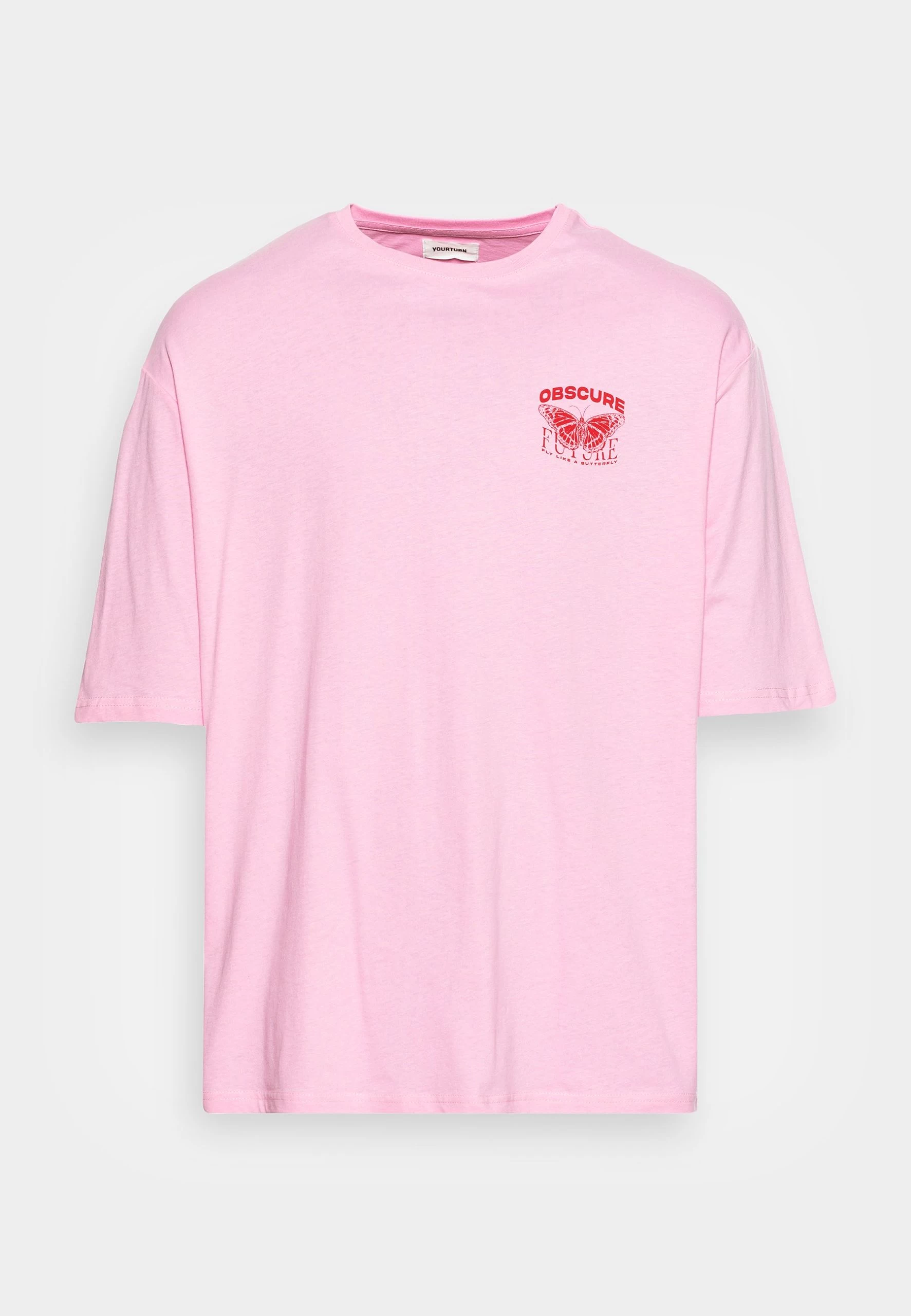 YOURTURN Nostalgia Future Tee Unisex - T-Shirt Imprimé - Pink 4 YOURTURN Nostalgia Future Tee Unisex - T-Shirt Imprimé - Pink – Image 4