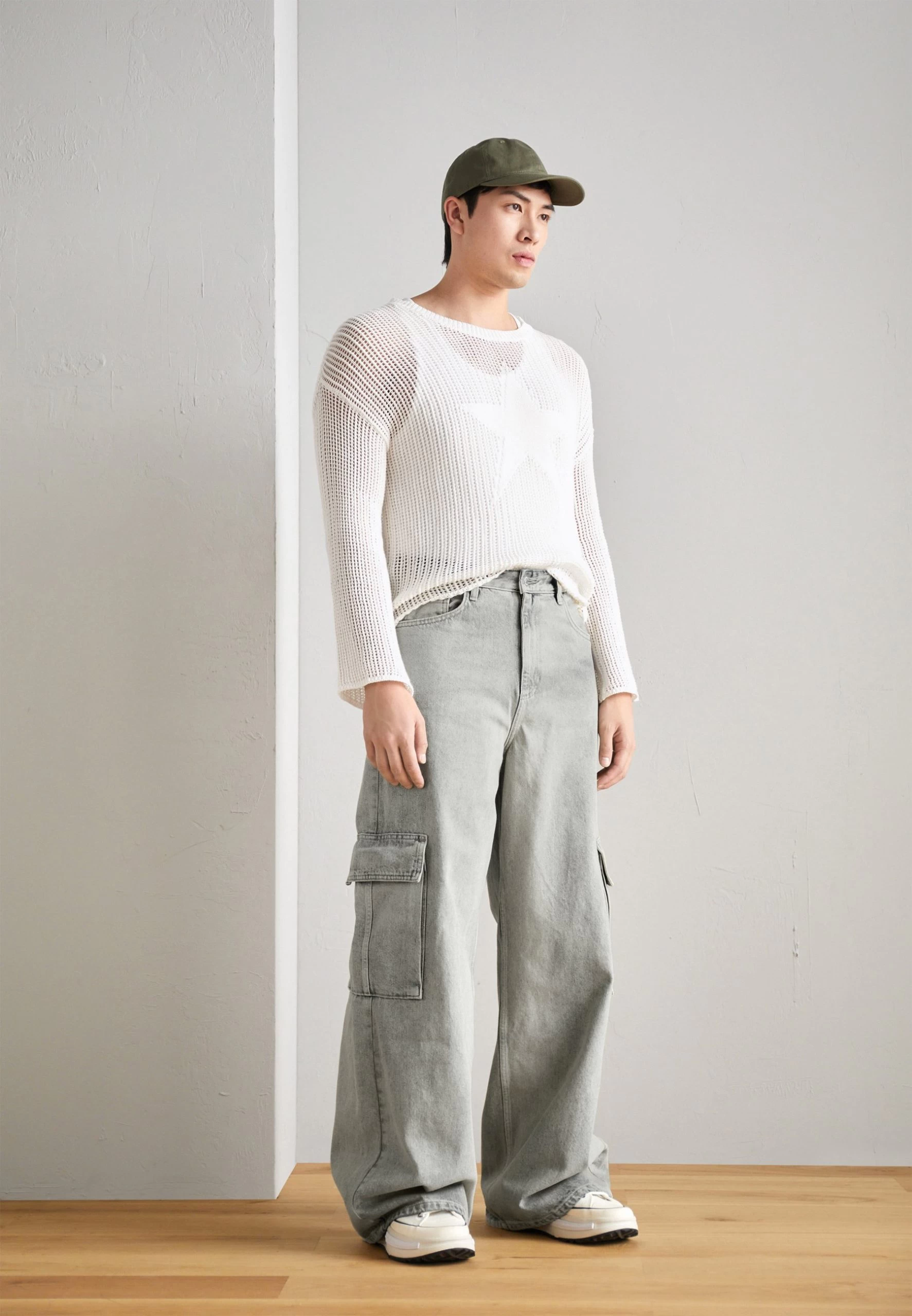 YOURTURN Unisex - Jean Boyfriend - Light Blue Denim 2 YOURTURN Unisex - Jean Boyfriend - Light Blue Denim – Image 2