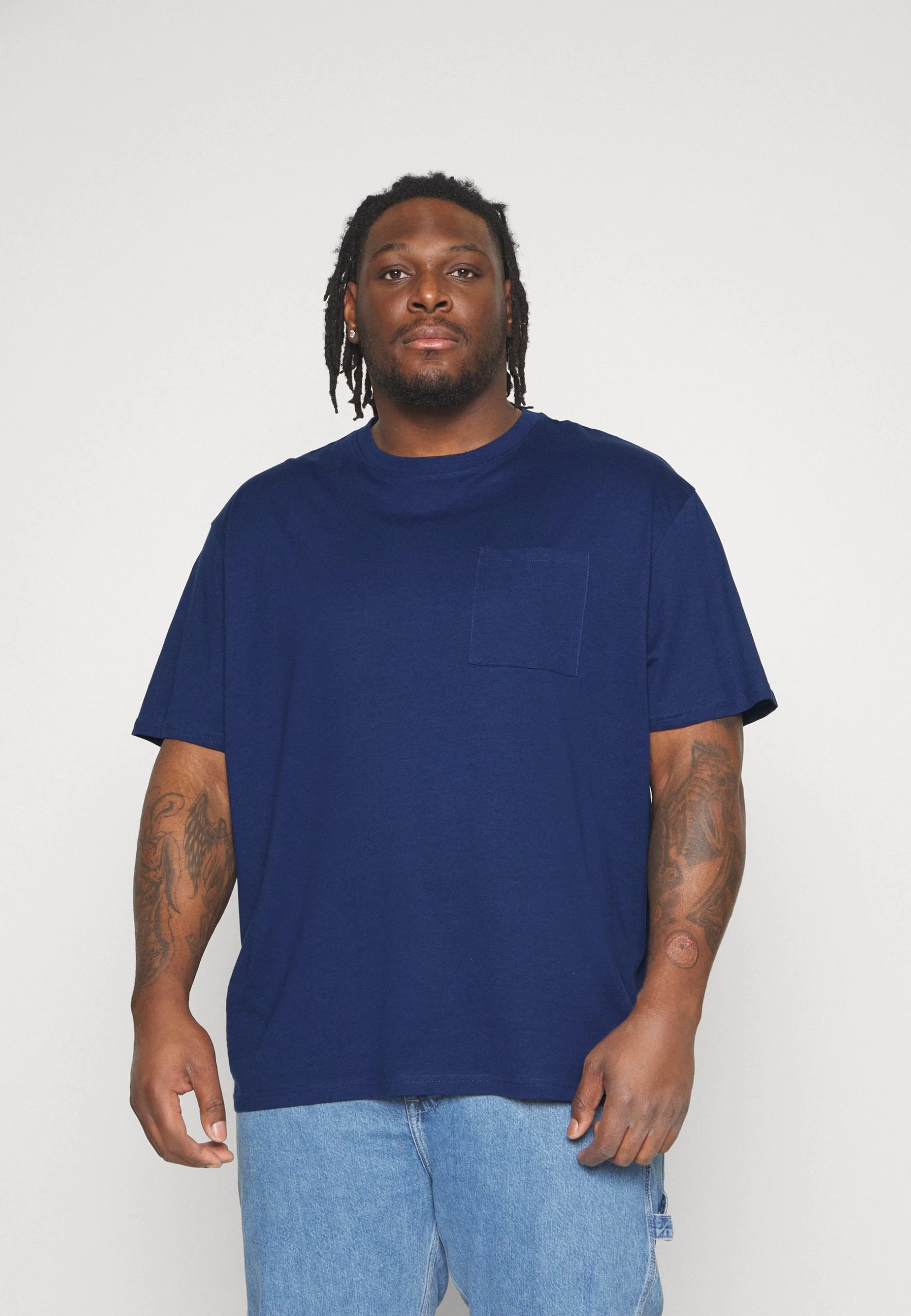 YOURTURN Unisex 2 Pack - T-Shirt Basique - Light Blue/Dark Blue 4 YOURTURN Unisex 2 Pack - T-Shirt Basique - Light Blue/Dark Blue – Image 4