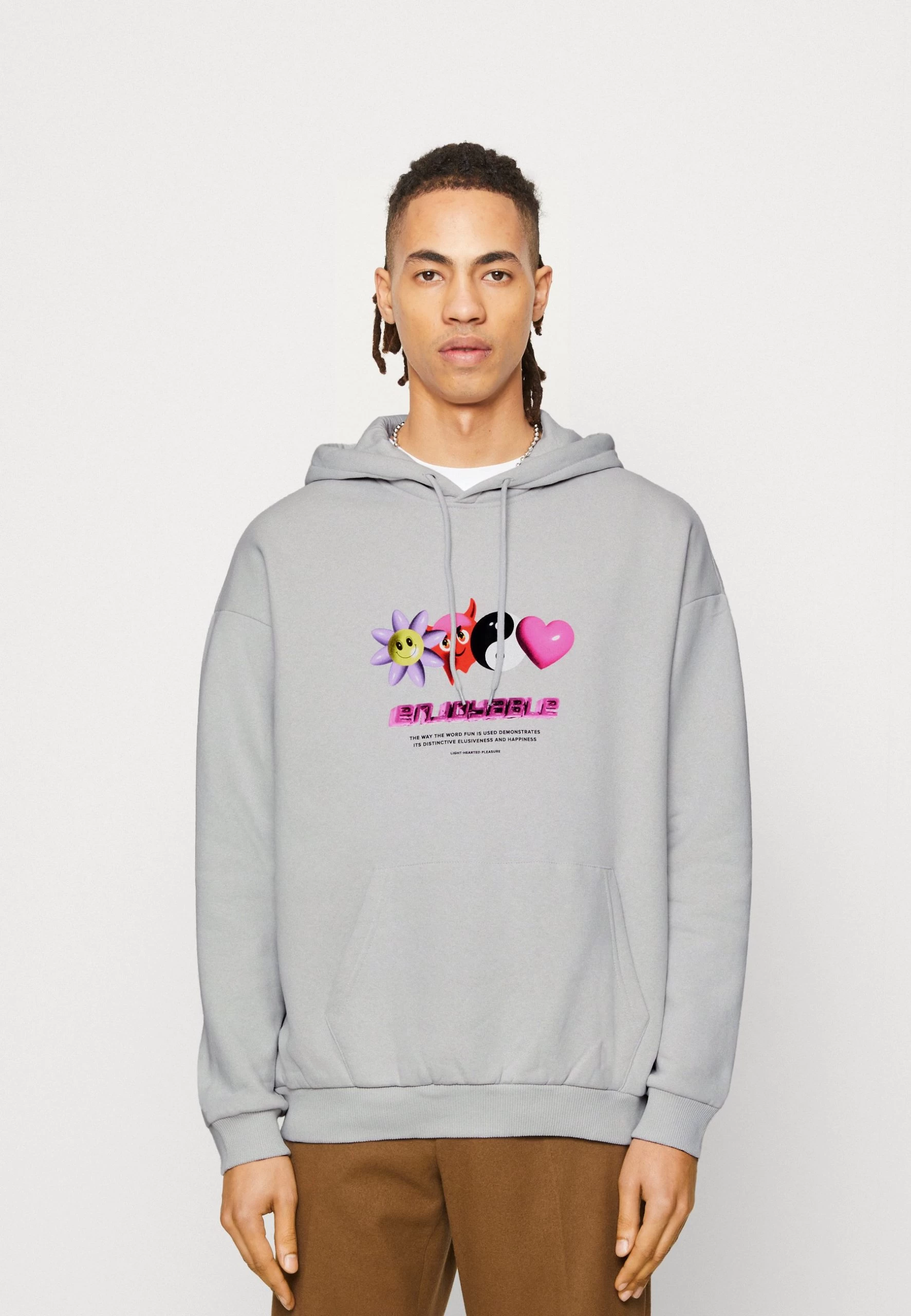 YOURTURN Unisex - Sweat À Capuche - Grey 1 YOURTURN Unisex - Sweat À Capuche - Grey