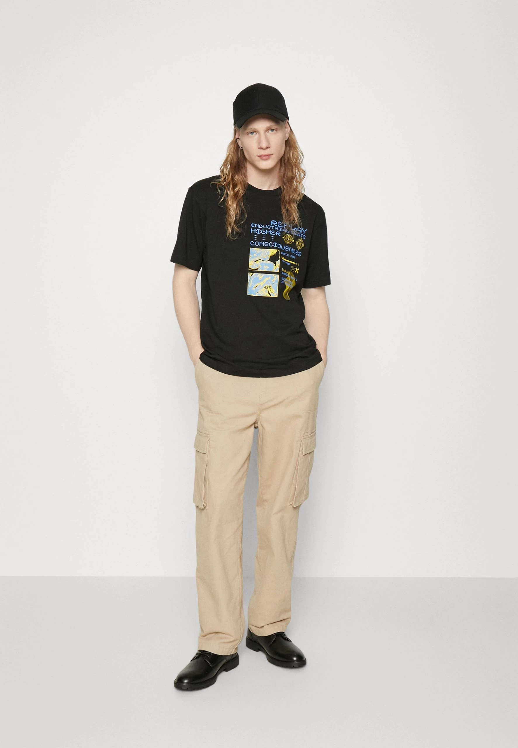 YOURTURN Unisex - Pantalon Cargo - Tan 2 YOURTURN Unisex - Pantalon Cargo - Tan – Image 2