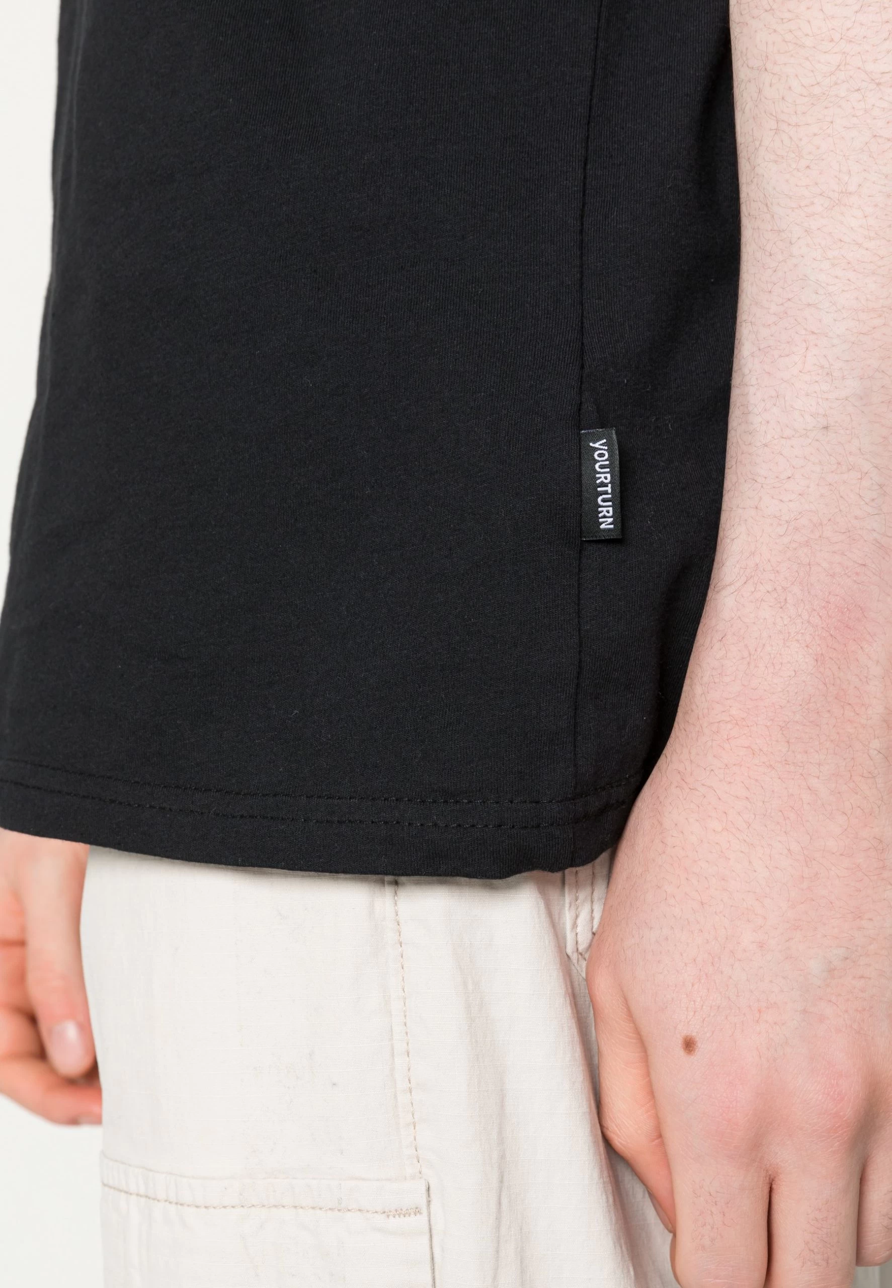 YOURTURN Graphic T-Shirt Beyond Unisex - T-Shirt Imprimé - Black 5 YOURTURN Graphic T-Shirt Beyond Unisex - T-Shirt Imprimé - Black – Image 5