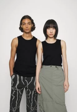 YOURTURN Slim Fit Ribbed Tank Unisex 2 Pack - Débardeur - White/Black -Mode-YOURTURN 96335268f9184c26b425f1de3d89ee68