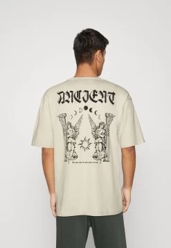 YOURTURN Unisex - T-Shirt Imprimé - Off White -Mode-YOURTURN 97e05c3b1bdd48a593f16abe9577188a