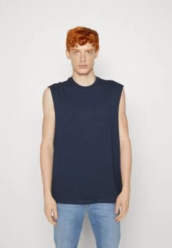 YOURTURN Unisex 2 Pack - Débardeur - Beige/Dark Blue -Mode-YOURTURN 988b58203f4c43b5822b1b91f7f8bd71