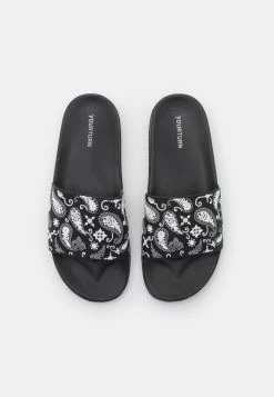 YOURTURN Unisex - Sandales De Bain - Black -Mode-YOURTURN 98b223bc14bd476dbc5f2afedd80a76d