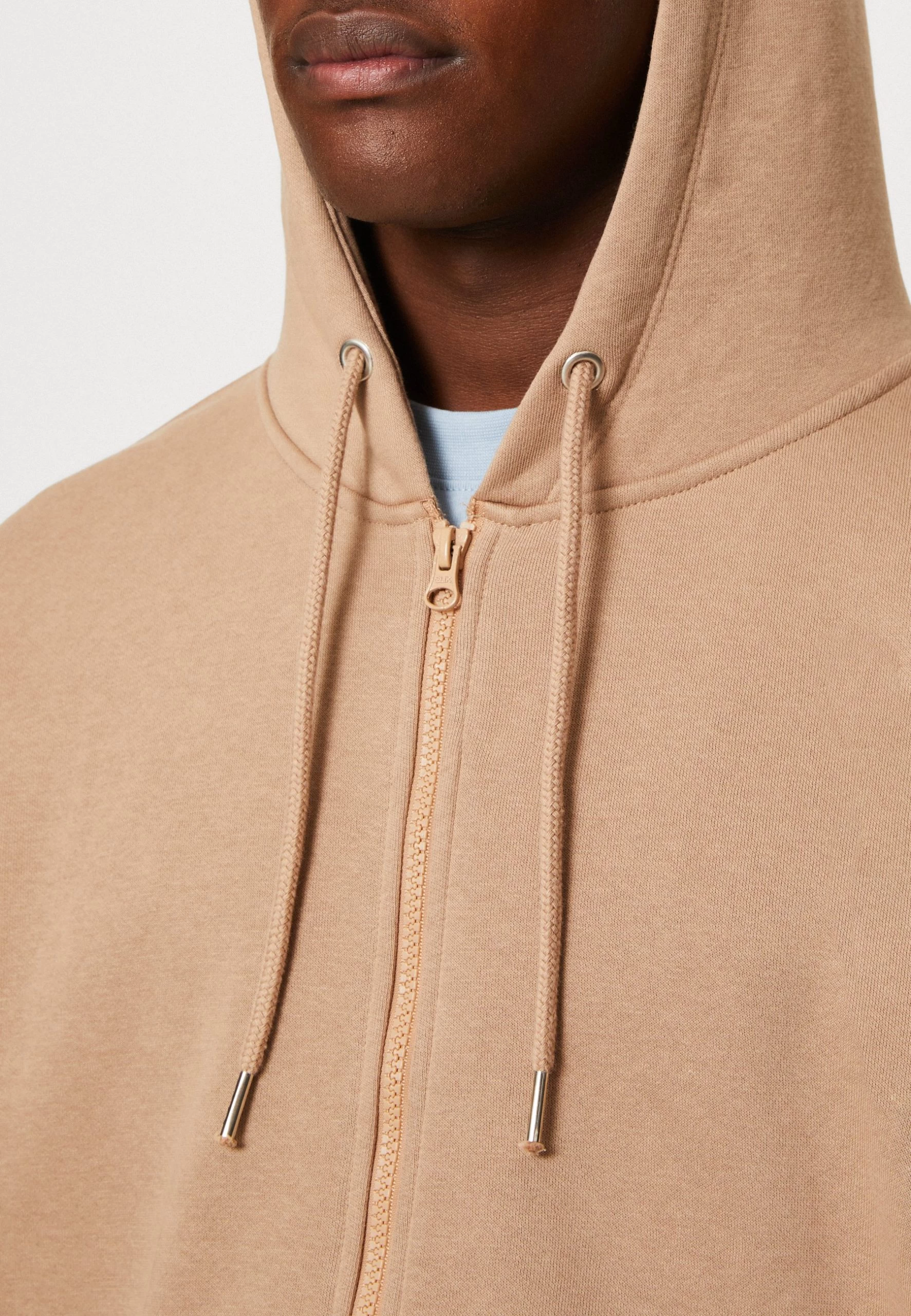 YOURTURN Unisex - Sweat Zippé - Tan 6 YOURTURN Unisex - Sweat Zippé - Tan – Image 6