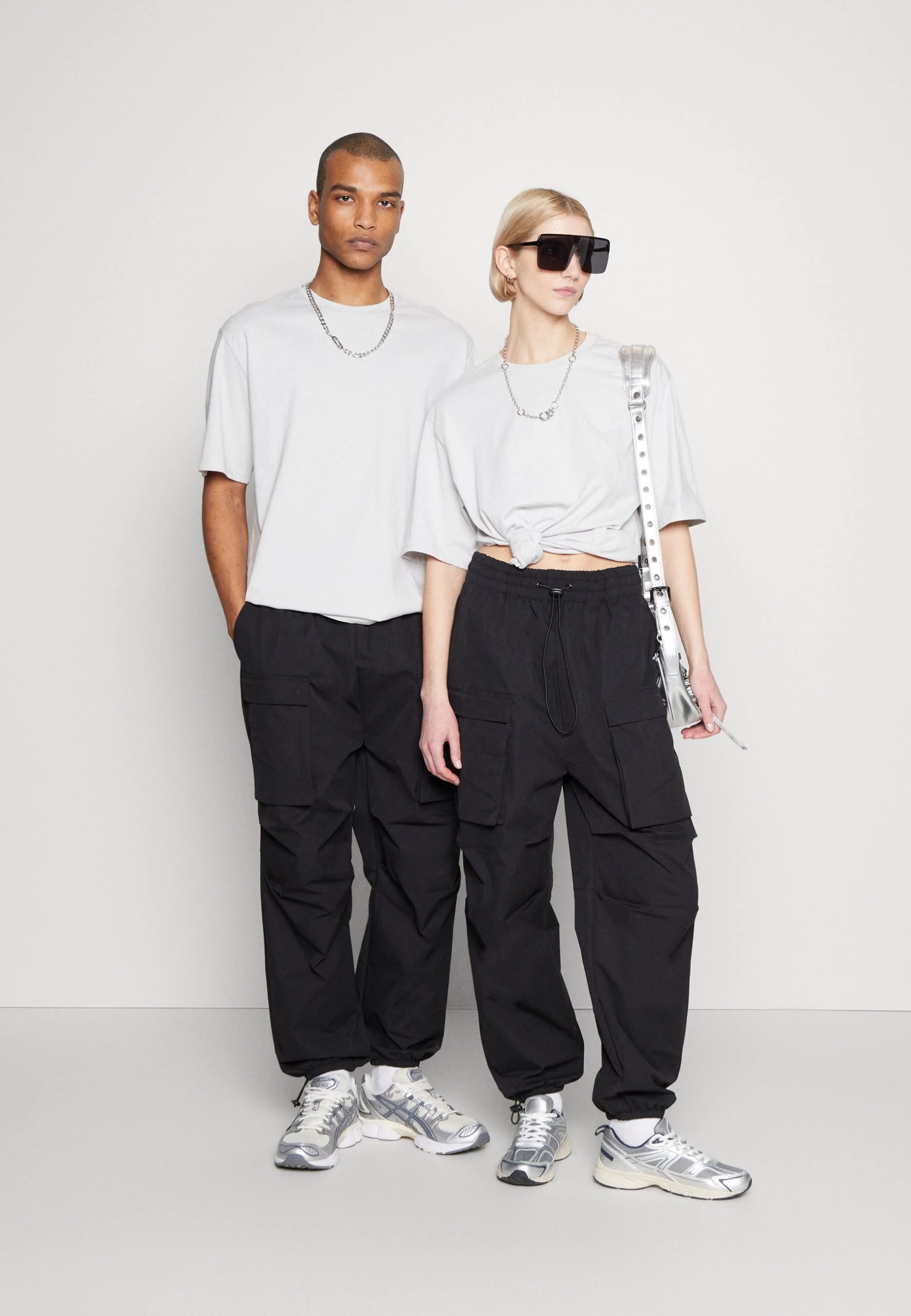 YOURTURN 3Pack Unisex - T-Shirt Basique - Light Blue/Grey/Pink 1 YOURTURN 3Pack Unisex - T-Shirt Basique - Light Blue/Grey/Pink