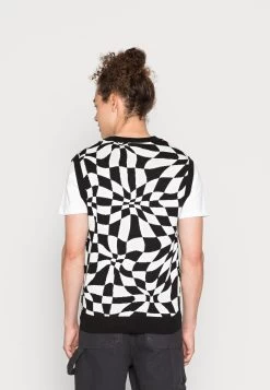 YOURTURN Distorted Check Vest Unisex - Pullover - Black/White 7 YOURTURN Distorted Check Vest Unisex - Pullover - Black/White -Mode-YOURTURN b039e6683b6846d79acd1f15c36fae0f