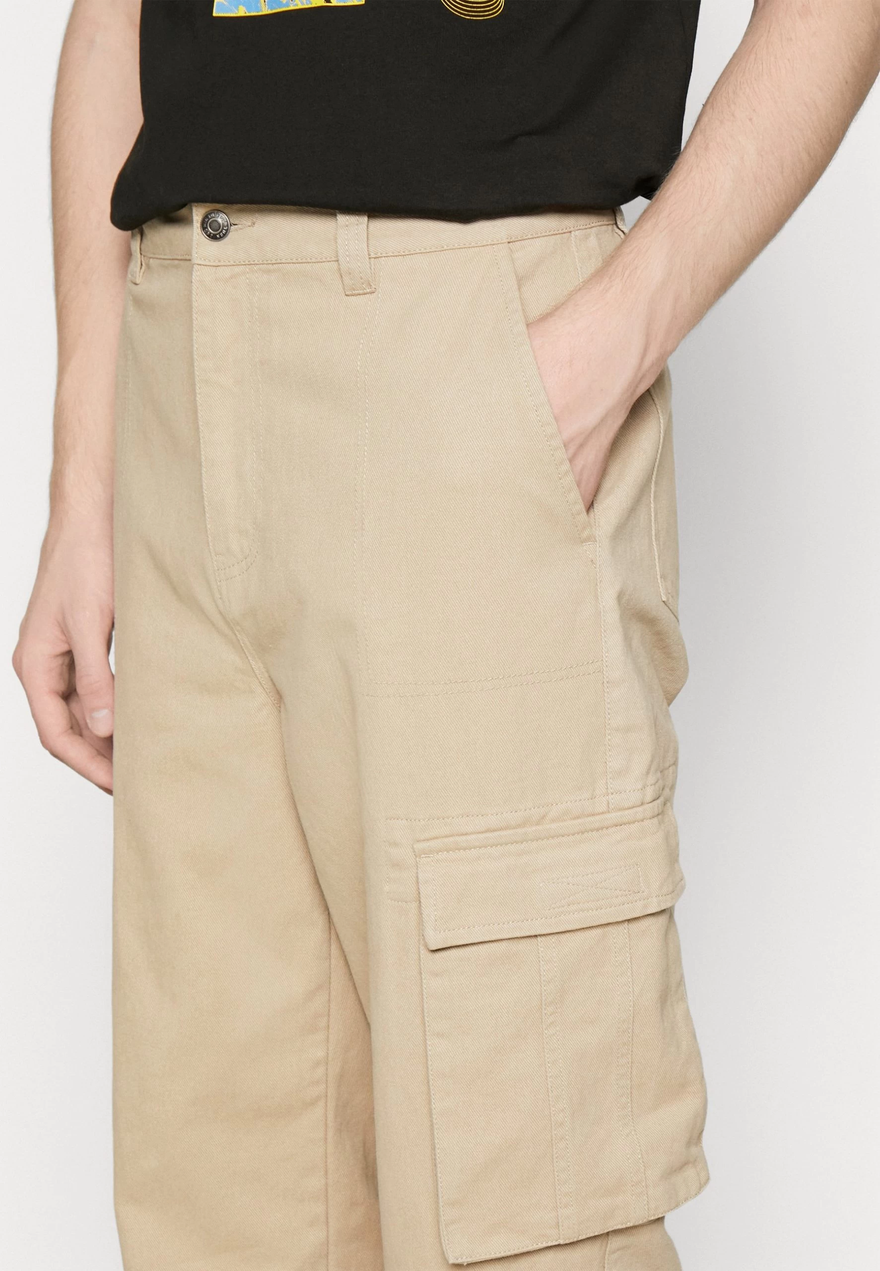 YOURTURN Unisex - Pantalon Cargo - Tan 5 YOURTURN Unisex - Pantalon Cargo - Tan – Image 5