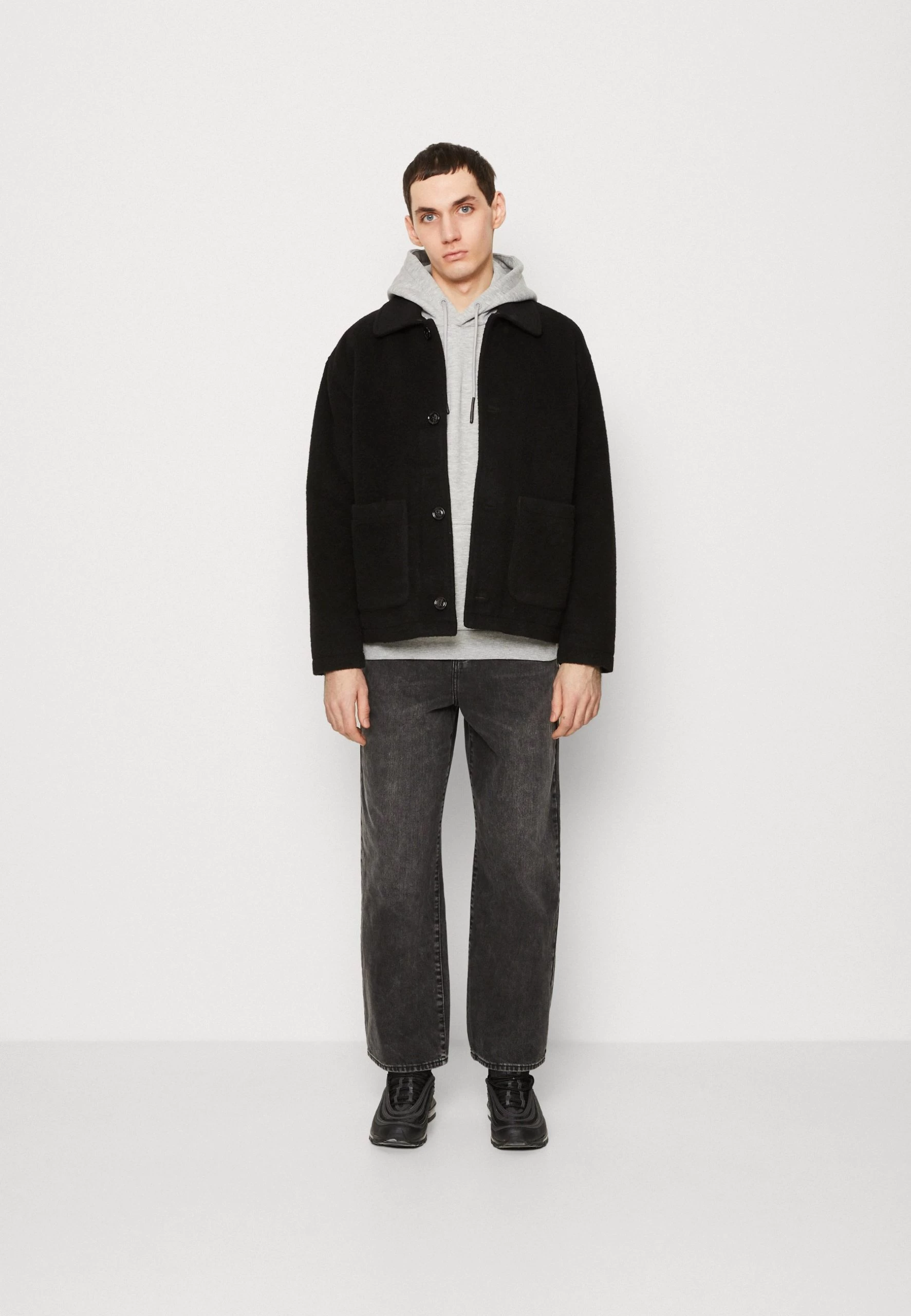 YOURTURN Unisex - Jean Boyfriend - Black 2 YOURTURN Unisex - Jean Boyfriend - Black – Image 2