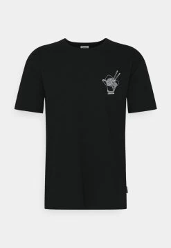 YOURTURN Graphic T-Shirt Unisex - T-Shirt Imprimé - Black