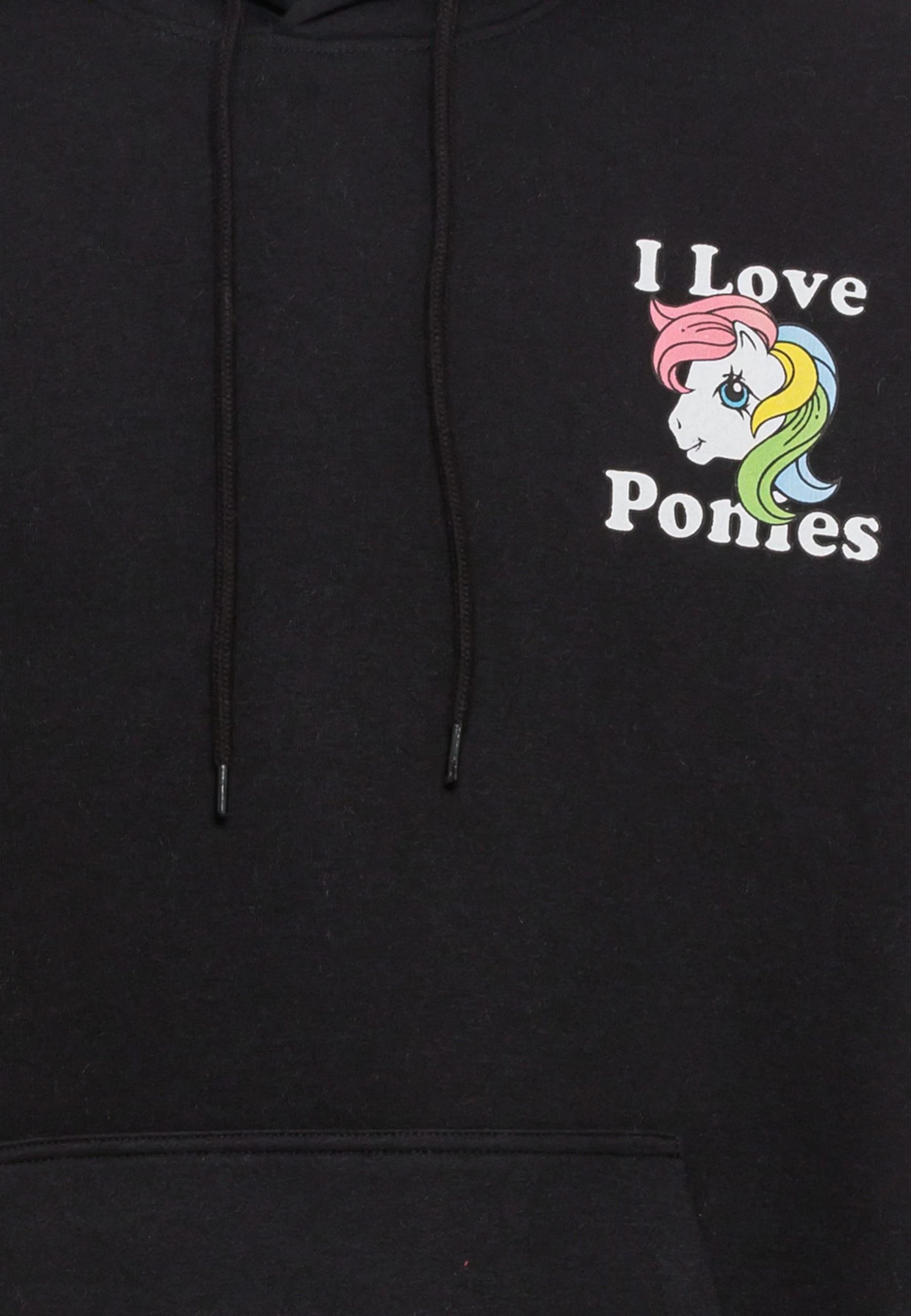 YOURTURN My Little Pony Unisex - Sweat À Capuche - Black 3 YOURTURN My Little Pony Unisex - Sweat À Capuche - Black – Image 3